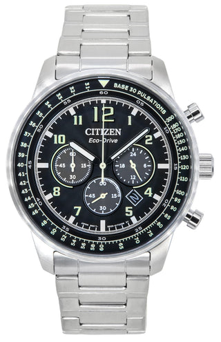 Front view of Citizen CA4500-83E Mens Watch on white background