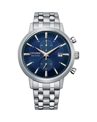 Front view of Citizen CA7060-88L Mens Watch on white background