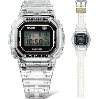 Angle shot of Casio The Origin Recrystallized Serie 40Th Anniversary DW-5040RX-7ER Mens Watch on white background