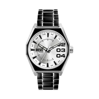 Front view of Diesel Scraper DZ2195 Mens Watch on white background