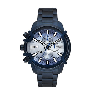 Front view of Diesel Griffed Chronograph DZ4596 Mens Watch on white background