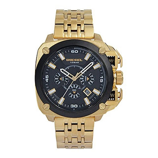Front view of Diesel Bamf DZ7378 Mens Watch on white background