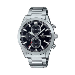 Front view of Casio Standard Chrono EFB-710D-1AVUEF Mens Watch on white background