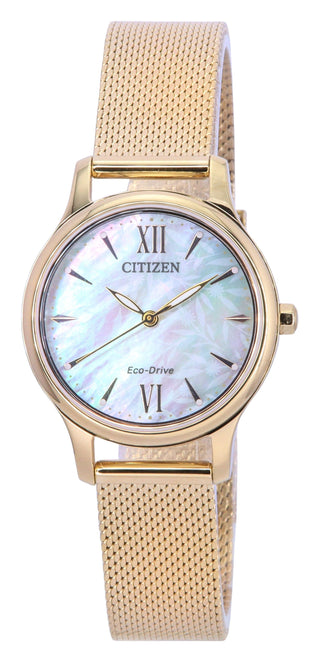 Front view of Citizen EM0892-80D Womens Watch on white background