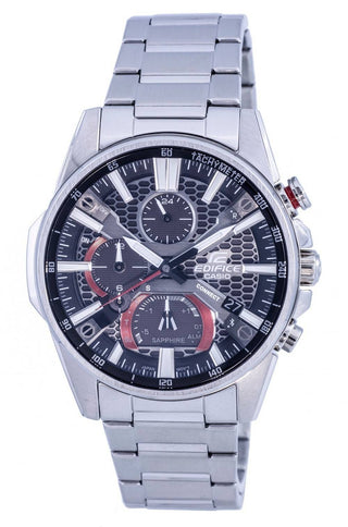 Front view of Casio EQB-1200D-1A Mens Watch on white background