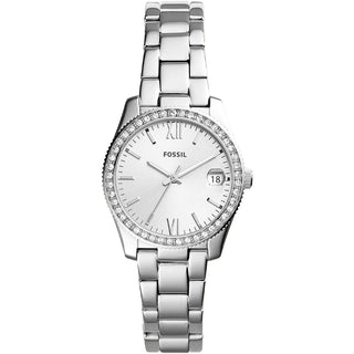 Front view of Fossil Scarlette ES4317 Womens Watch on white background