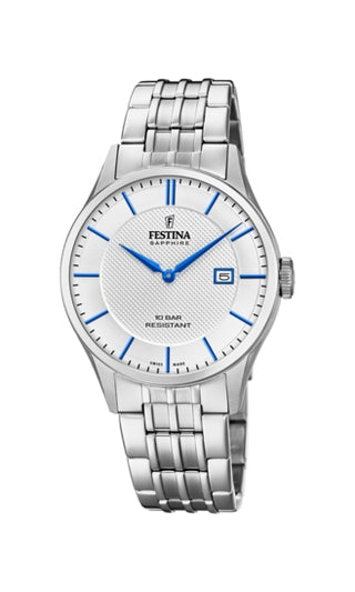 Front view of Festina F20005_2 Watch on white background