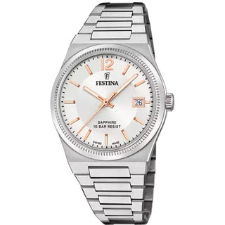 Front view of Festina F20035_2 Watch on white background