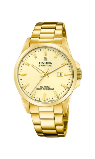 Front view of Festina F20044_4 Watch on white background