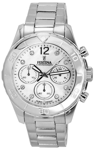 Front view of Festina F20603-1 Womens Watch on white background