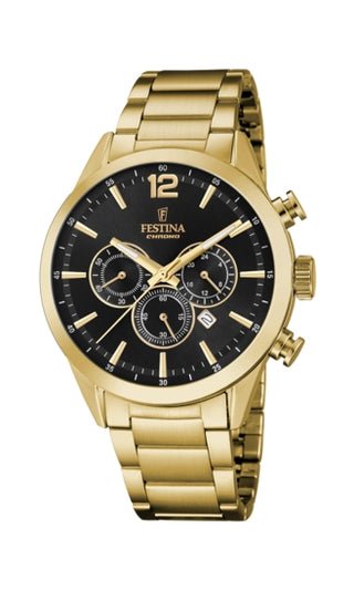 Front view of Festina F20633_3 Watch on white background