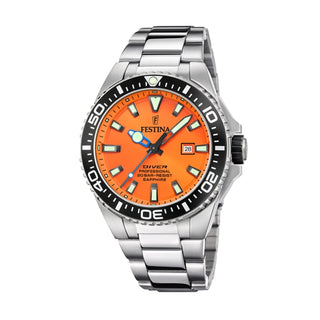 Front view of Festina F20663_4 Watch on white background