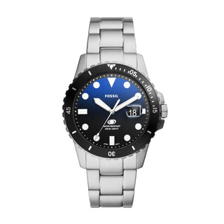 Front view of Fossil Blue Dive FS6038 Mens Watch on white background