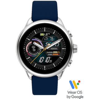 Front view of Fossil FTW4070 Smartwatch on white background