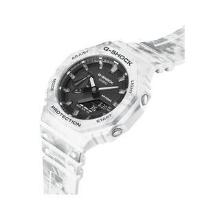 Angle shot of Casio GAE-2100GC-7AER Mens Watch on white background