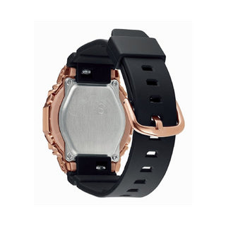 Angle shot of Casio Oak Metal Covered Compact Pink Gold Serie GM-S2100PG-1A4ER Womens Watch on white background