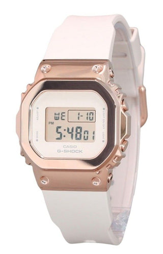 Front view of Casio GM-S5600UPG-4 Womens Watch on white background