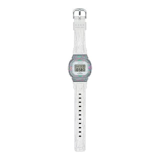 Angle shot of Casio G-Shock 40Th Anniversary Adventurer GM-S5640GEM-7ER Womens Watch on white background