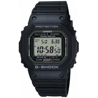 Front view of Casio The New Origin Multiband 6 GW-5000U-1ER Mens Watch on white background