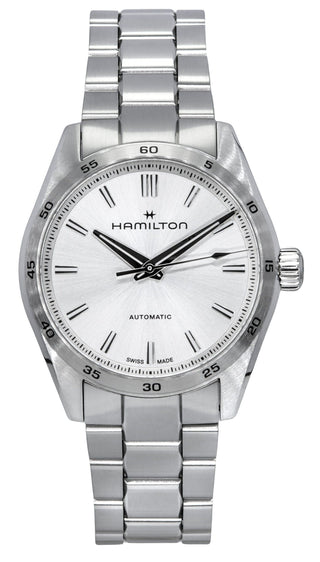 Front view of Hamilton H36105150 Womens Watch on white background