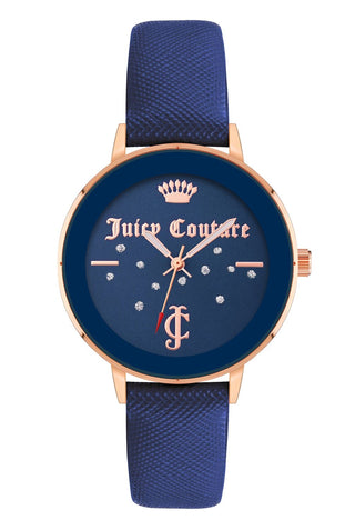 Front view of Juicy Couture JC_1264RGNV Womens Watch on white background