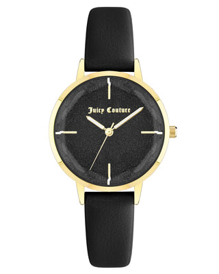 Front view of Juicy Couture JC_1326GPBK Womens Watch on white background