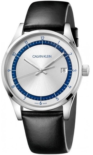 Front view of Calvin Klein Completion KAM211C6 Mens Watch on white background