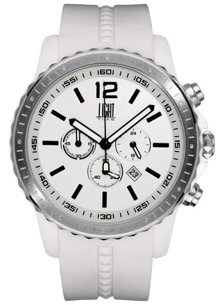 Front view of Light Time Speed Way L158C Mens Watch on white background