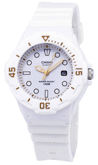 Front view of Casio LRW-200H-7E2VDF Womens Watch on white background