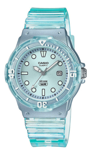 Front view of Casio LRW-200HS-2EV Womens Watch on white background