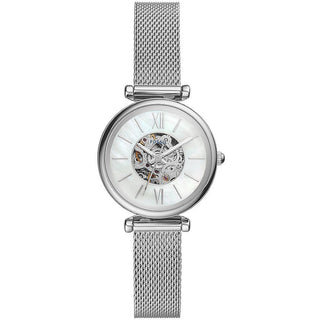 Front view of Fossil Carlie Mimi ME3189 Watch on white background