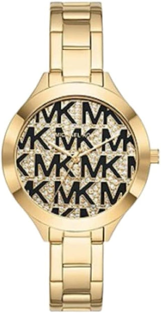 Front view of Michael Kors Aspyn MK4659 Womens Watch on white background