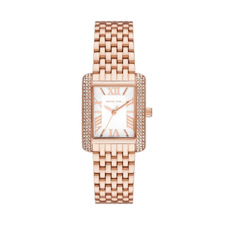 Front view of Michael Kors Emery MK4743 Womens Watch on white background