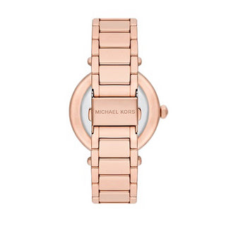 Angle shot of Michael Kors Parker MK7286 Womens Watch on white background