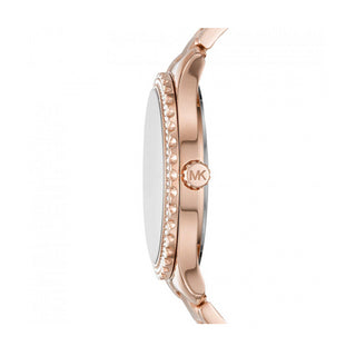 Angle shot of Michael Kors Layton MK7297 Womens Watch on white background