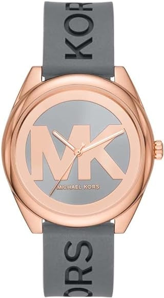 Front view of Michael Kors Janelle MK7314 Womens Watch on white background