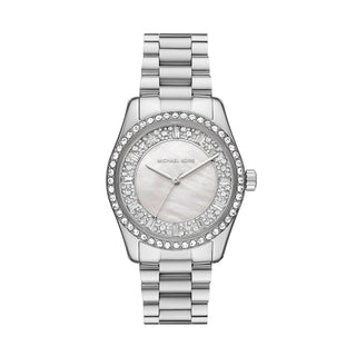 Front view of Michael Kors Lexington MK7445 Womens Watch on white background