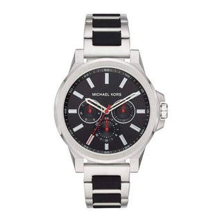 Front view of Michael Kors Abbott MK8719 Mens Watch on white background