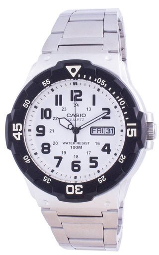 Front view of Casio MRW-200HD-7BV Mens Watch on white background