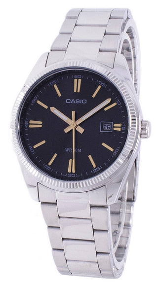 Front view of Casio MTP-1302D-1A2V Mens Watch on white background