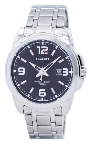 Front view of Casio Collection MTP-1314D-1AVDF Mens Watch on white background