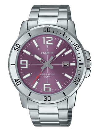 Front view of Casio MTP-VD01D-6BV Mens Watch on white background