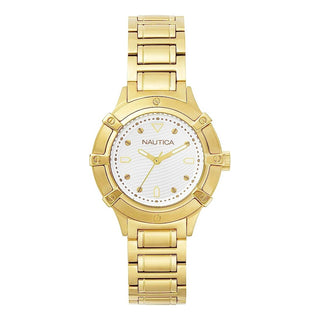 Front view of Nautica NAPCPR004 Womens Watch on white background