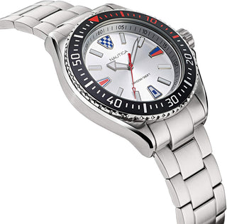 Angle shot of Nautica NAPCPS905 Mens Watch on white background