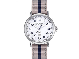 Front view of Nautica Wakeland NAPWLF921 Watch on white background