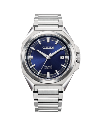 Front view of Citizen NB6010-81L Watch on white background