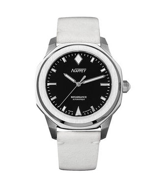 Front view of Nappey NY41-AD1M-3B2A.-.NW Mens Watch on white background