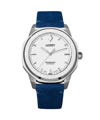 Front view of Nappey NY41-AD2M-3B4A.-.NW Mens Watch on white background