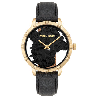 Front view of Police PL-16041MSG_02 Womens Watch on white background