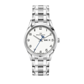 Front view of Philip Watch R8253180002 Mens Watch on white background